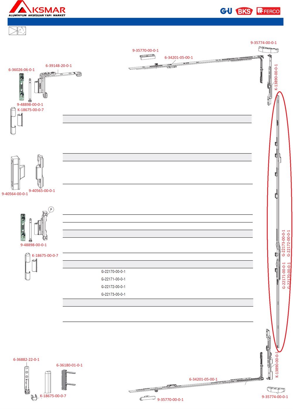 LEVYE KOLLU PASİF KANAT İSPANYOLETİ 741-950 MM