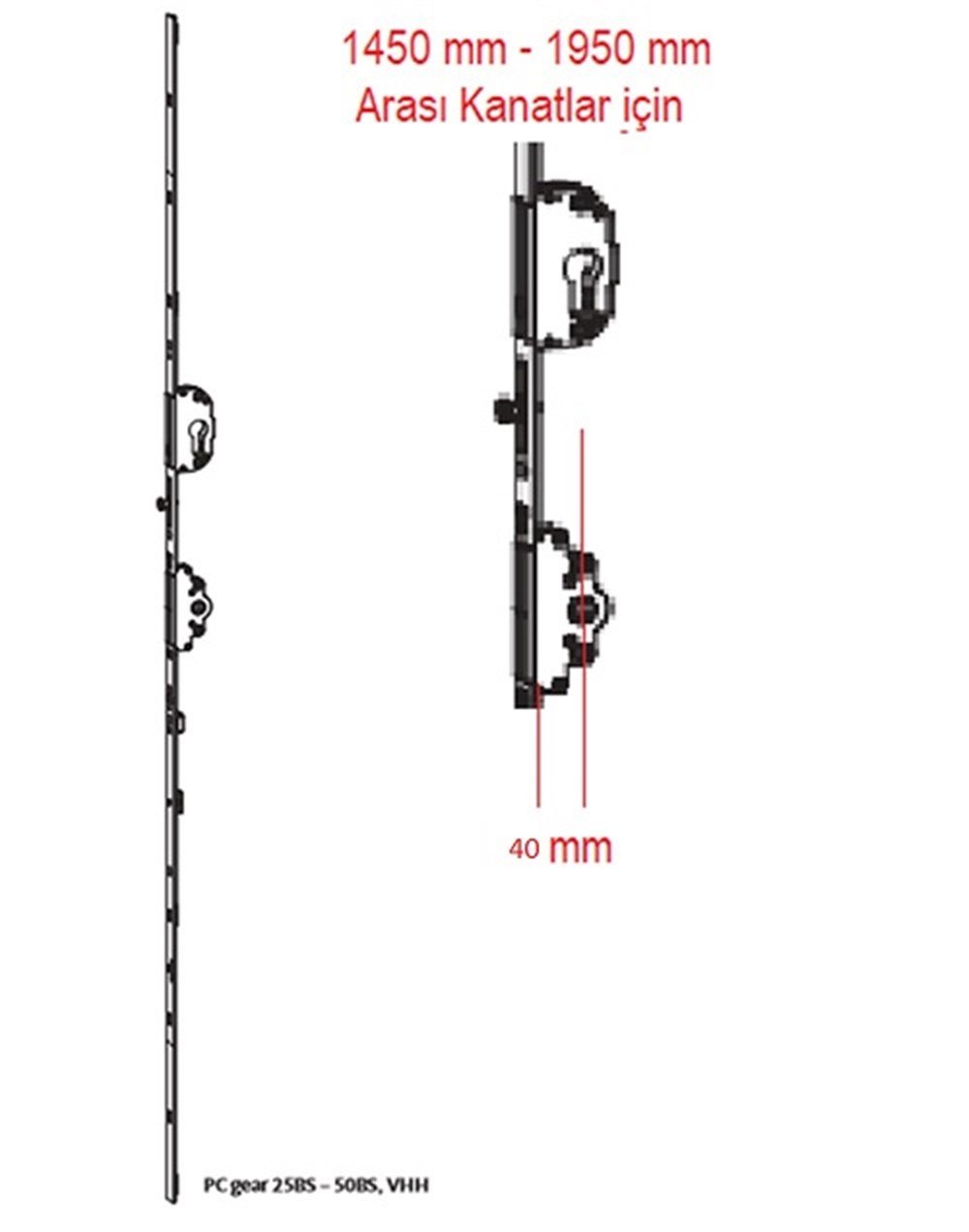 oZ-Kilitlenebilir 45 Ç.A. İspanyolet 