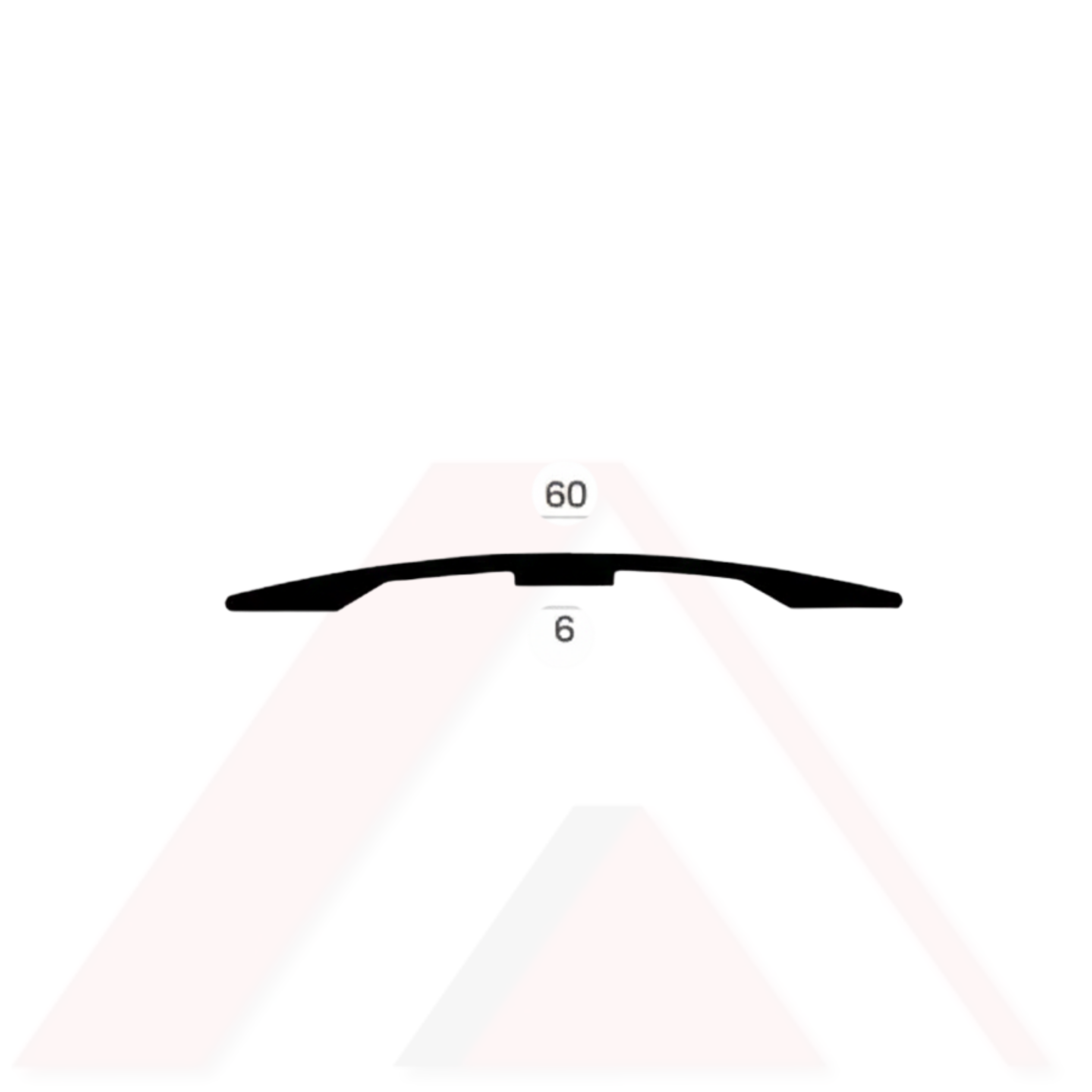 PARKE BİRLEŞİM PROFİLİ OVAL DÜZ 6 CM