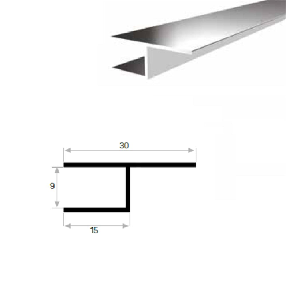 PARKE/FAYANS BİRLEŞİM POFİLİ 9  mm