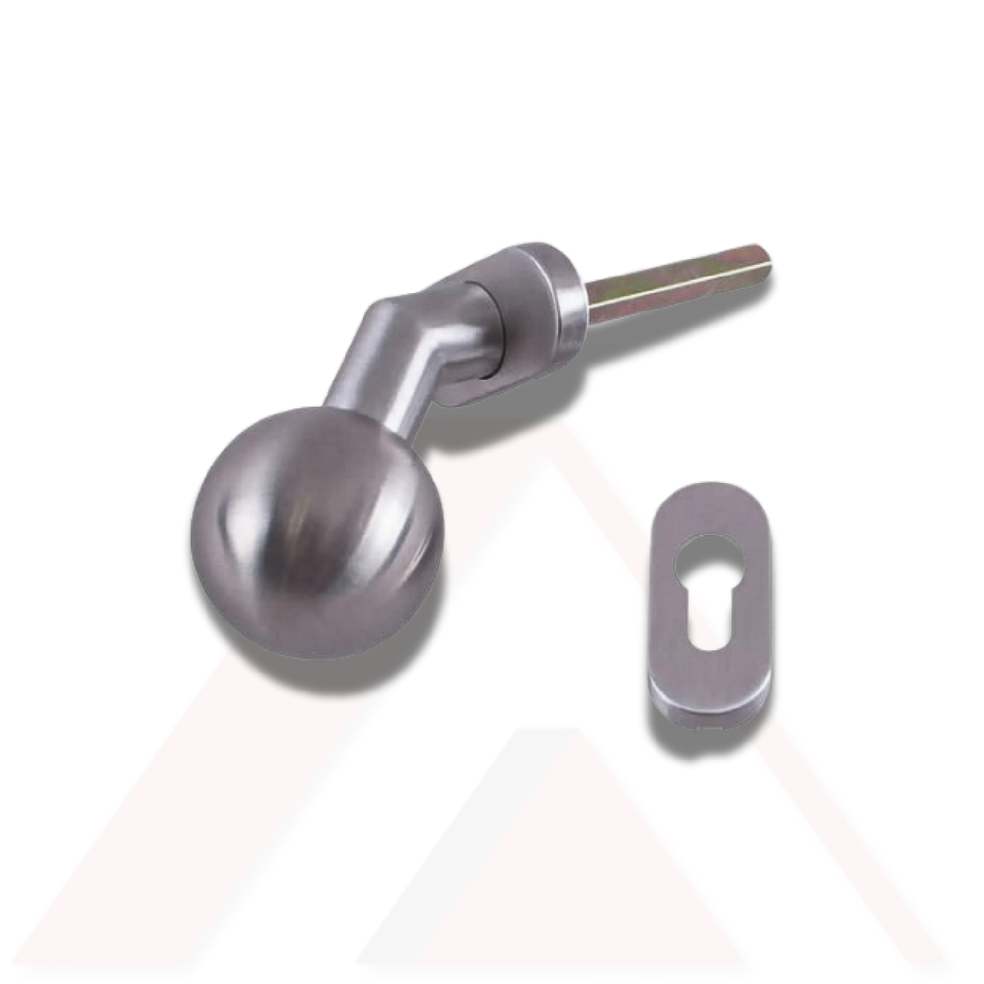 PASLANMAZ TOPUZ KOL OVAL ROZETLİ 