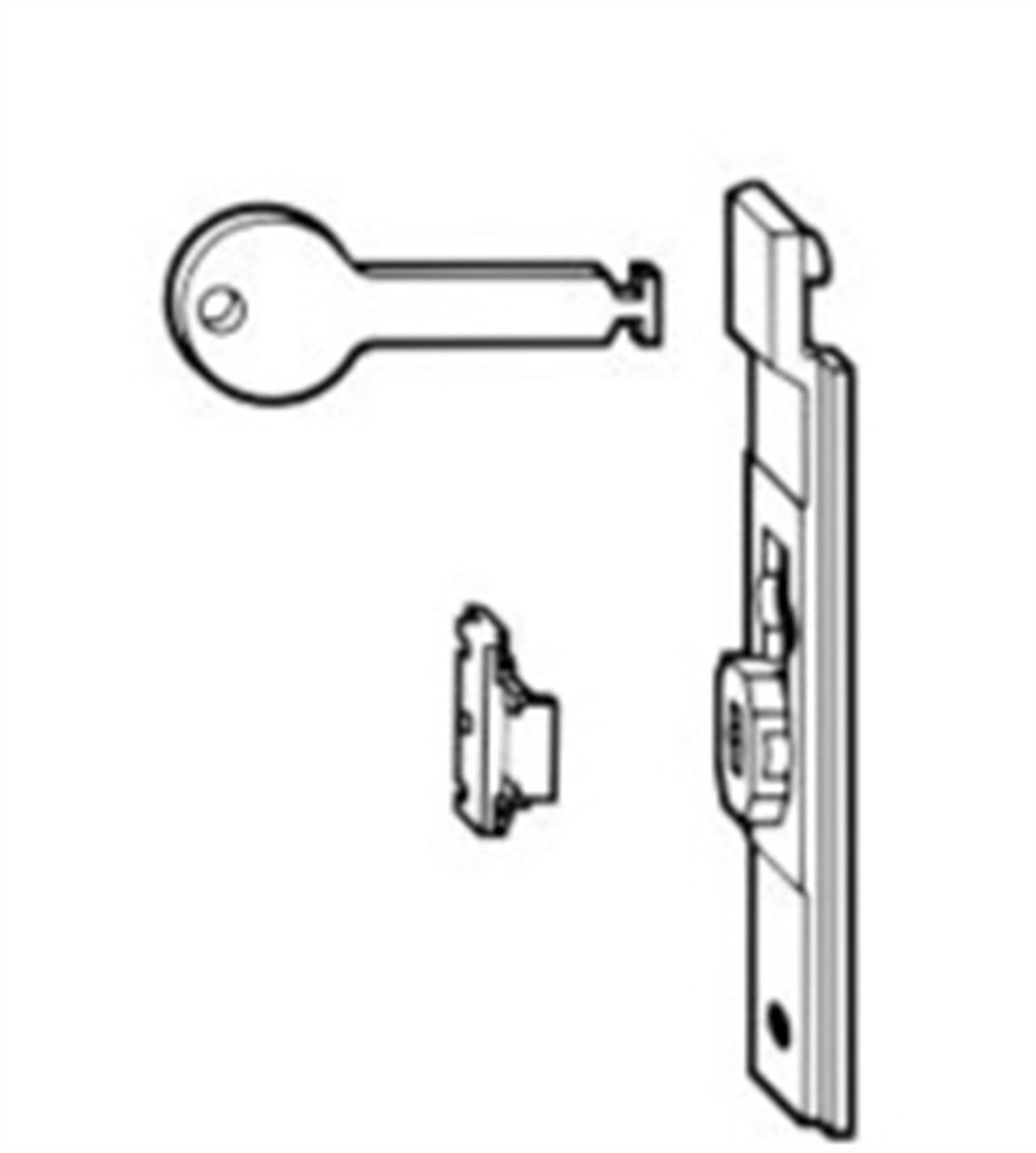 Pencere Emniyet Kilidi Anahtarlı Tij Üzeri