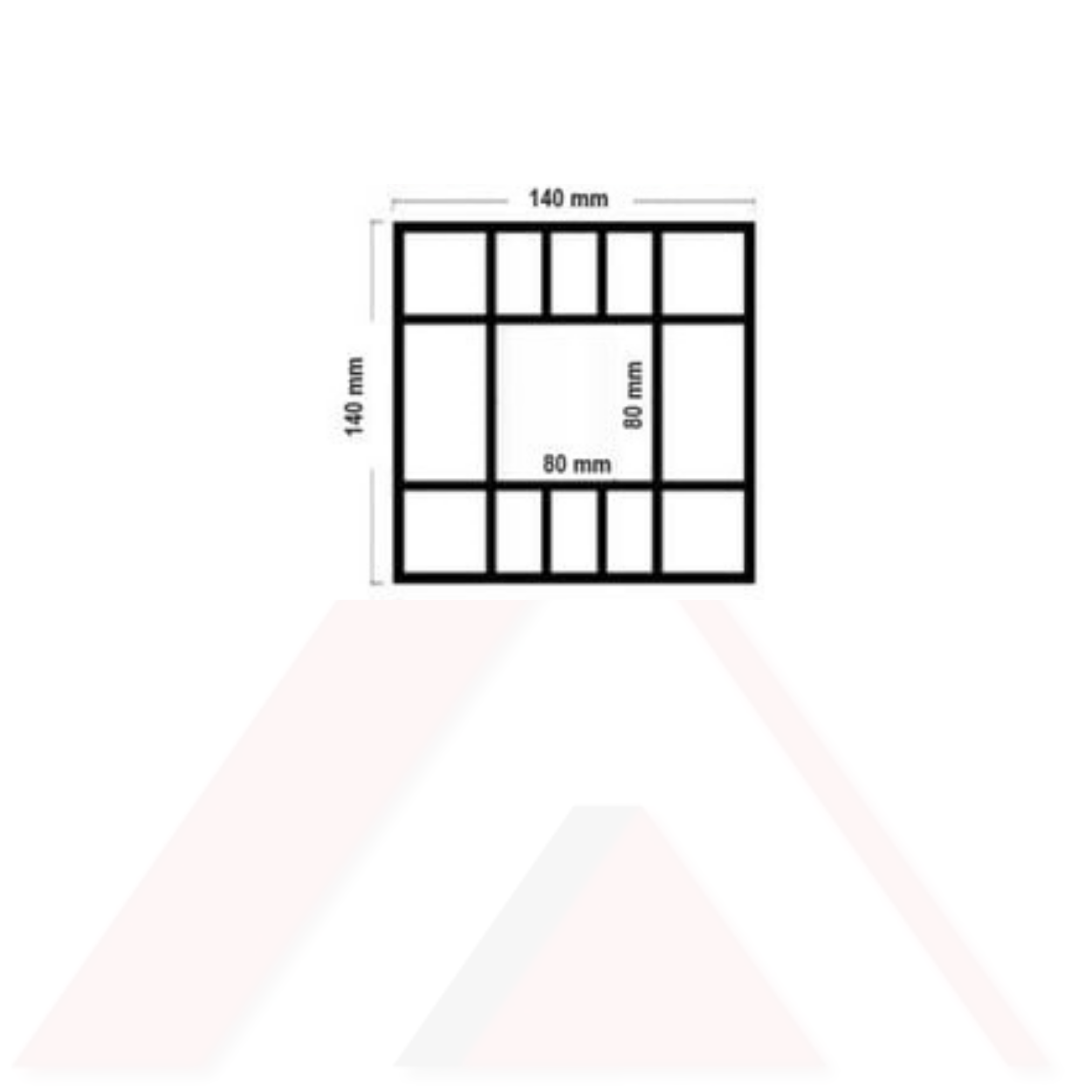 PERGOLA DİREK PVC PROFİLİ 140X140