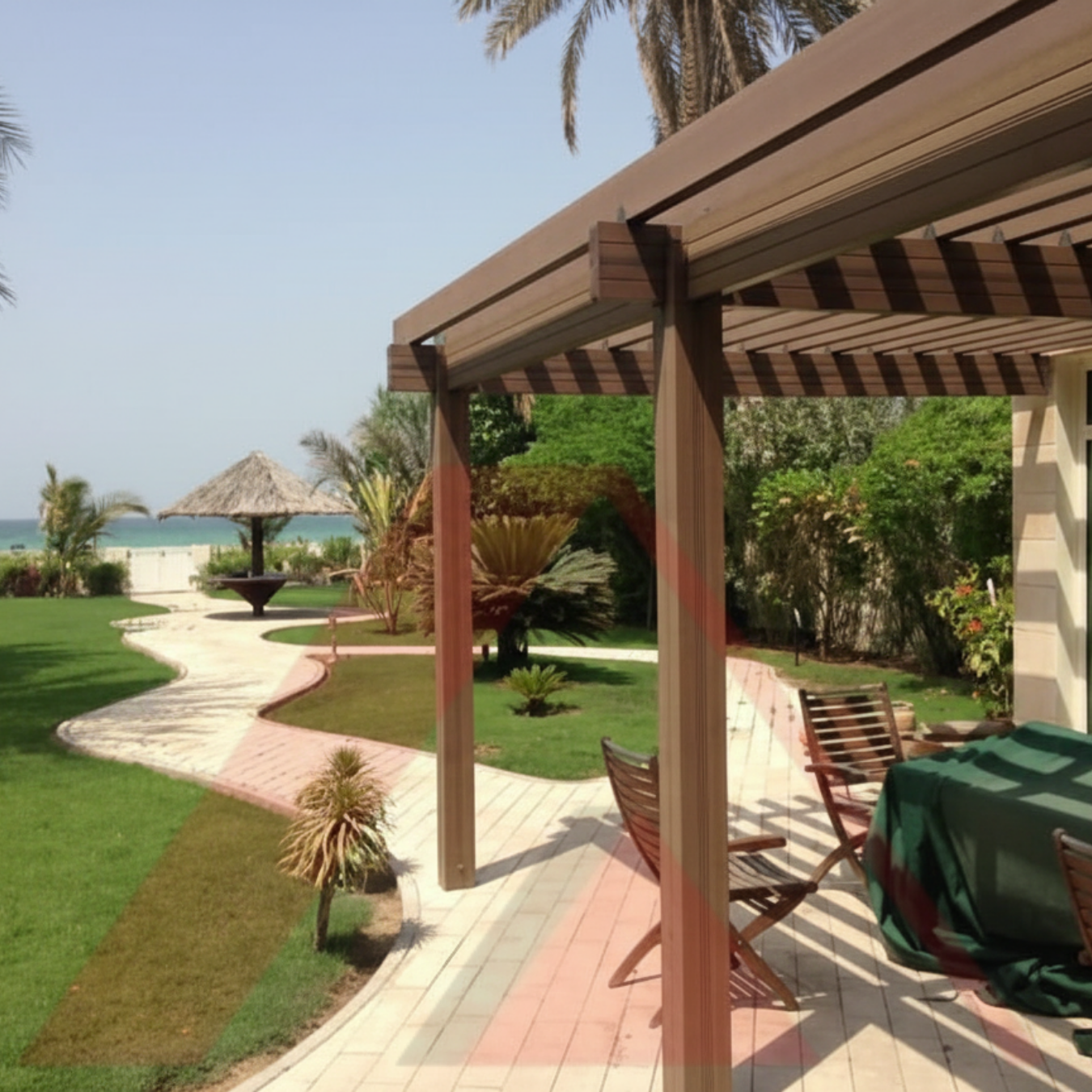 PERGOLA KRİŞ PVC PROFİLİ 60X220 mm