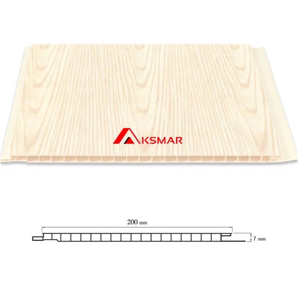 PLASTİK ASMA TAVAN LAMBİRİ - AKÇAAĞAÇ DESENLİ 