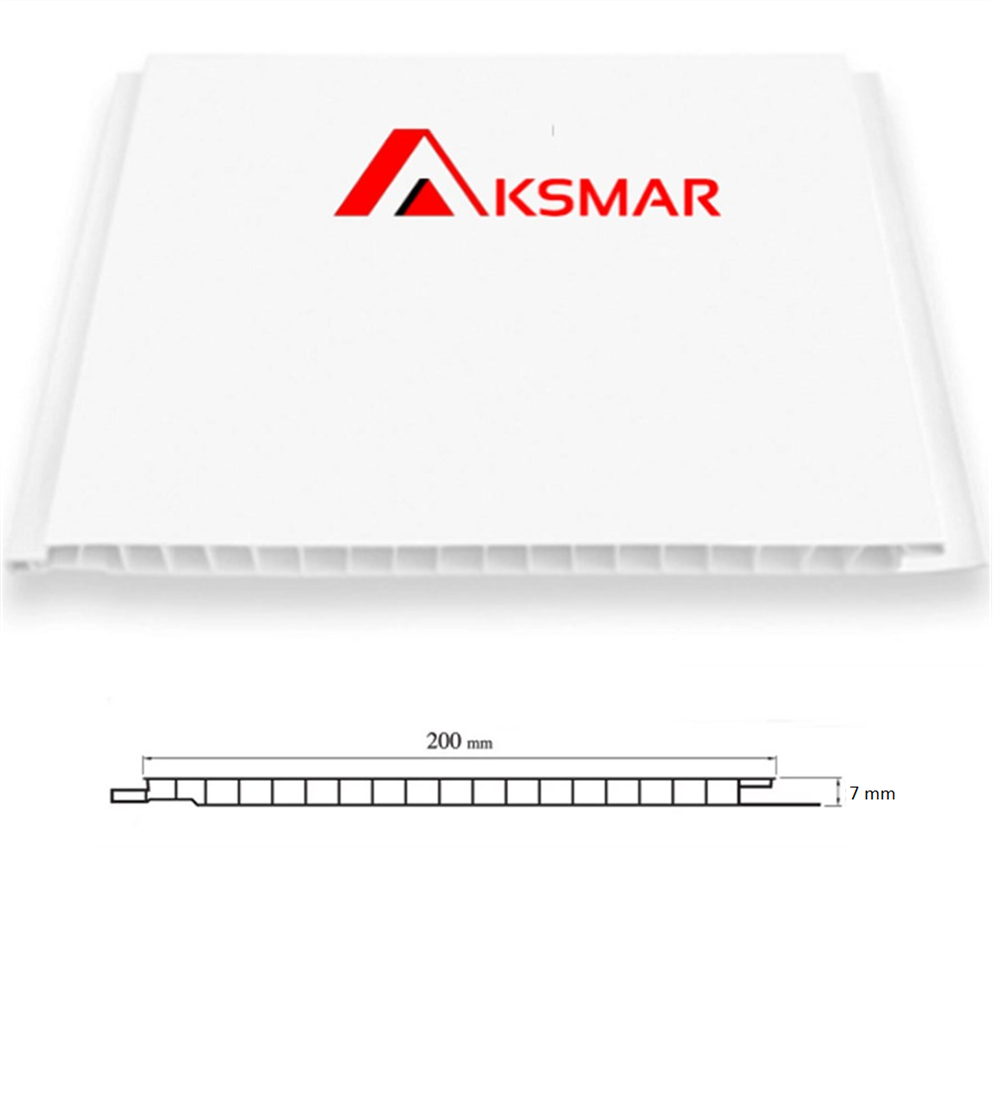 PLASTİK ASMA TAVAN LAMBİRİ - BEYAZ