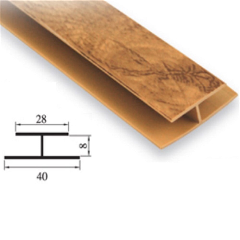 Plastik H Profili 28x40 