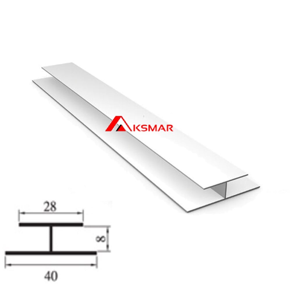 Plastik H Profili 28x40 