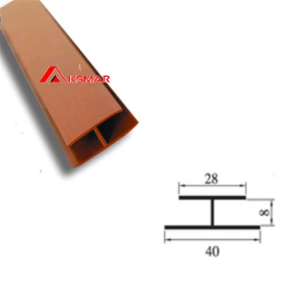 Plastik H Profili 28x40 