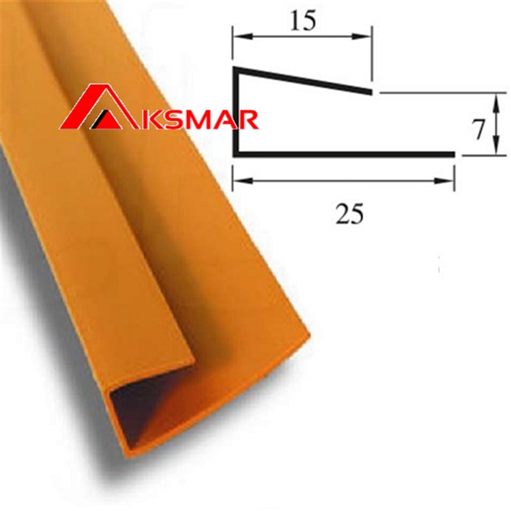 Plastik J Profil Beyaz