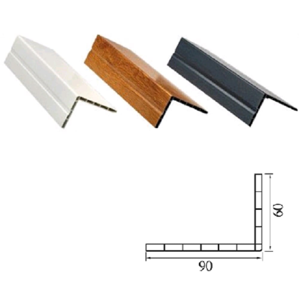 PLASTİK KÖŞEBENT / KAPI PERVAZI 60X90 mm