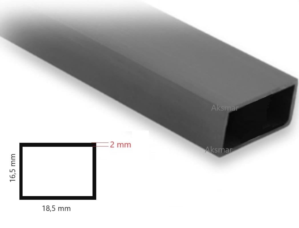 PLASTİK KUTU PROFİL 16,5X18,5X2 mm