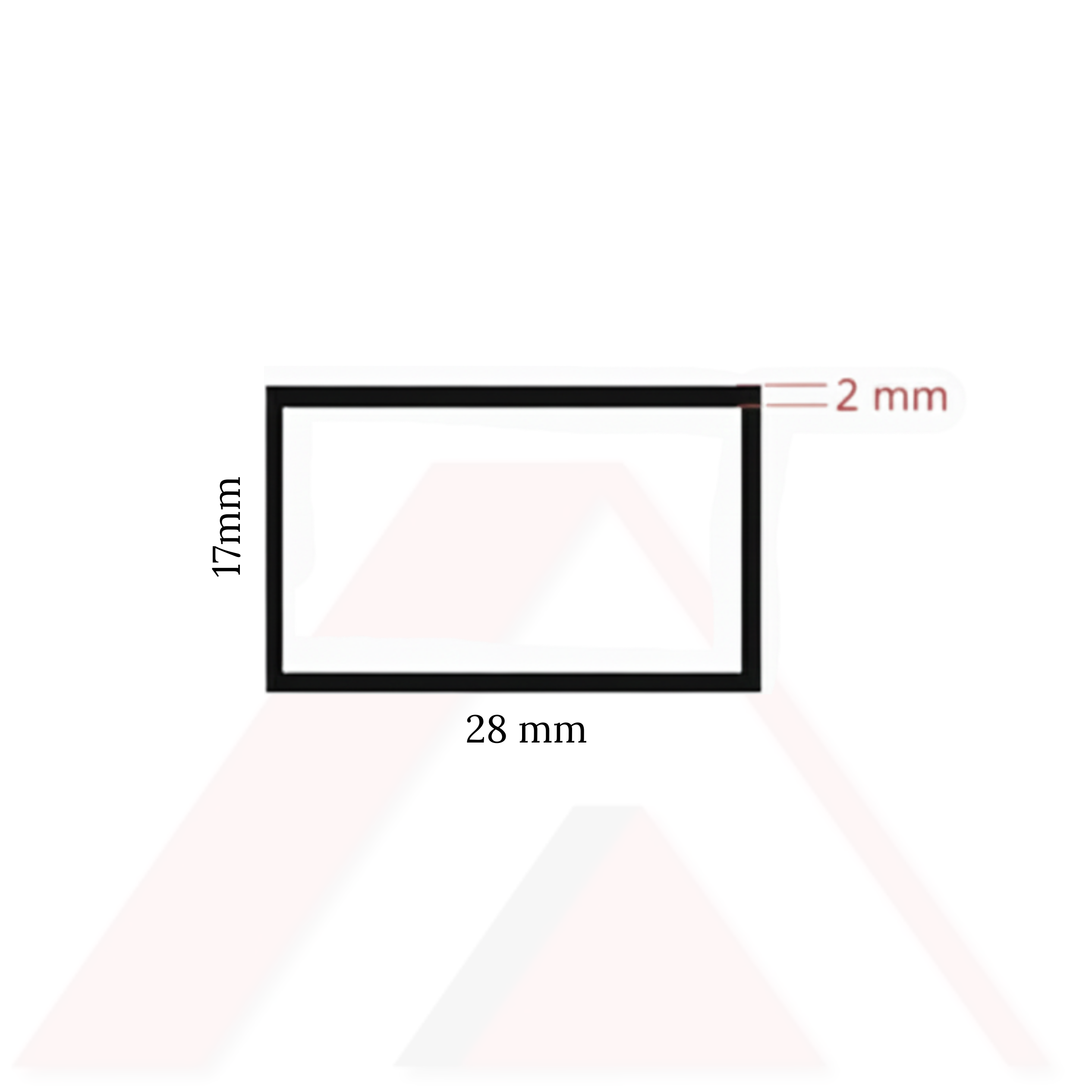 PLASTİK KUTU PROFİL 17X28X2 mm