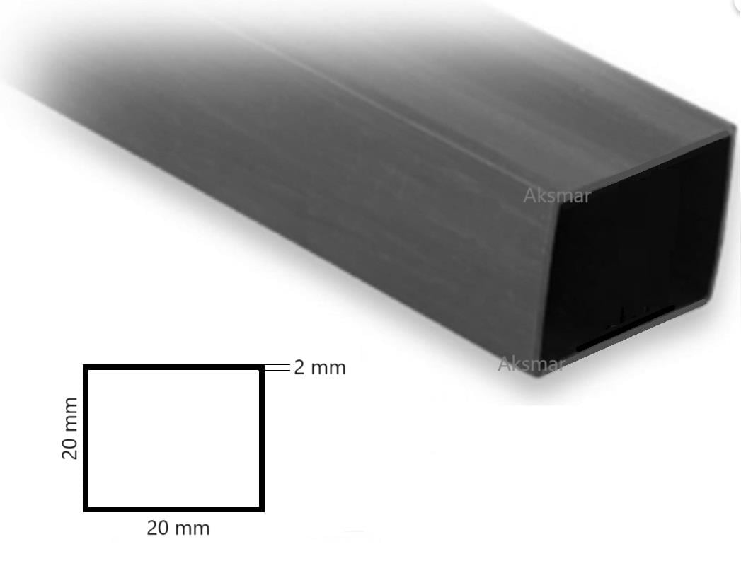 PLASTİK KUTU PROFİL 20X20X2 mm