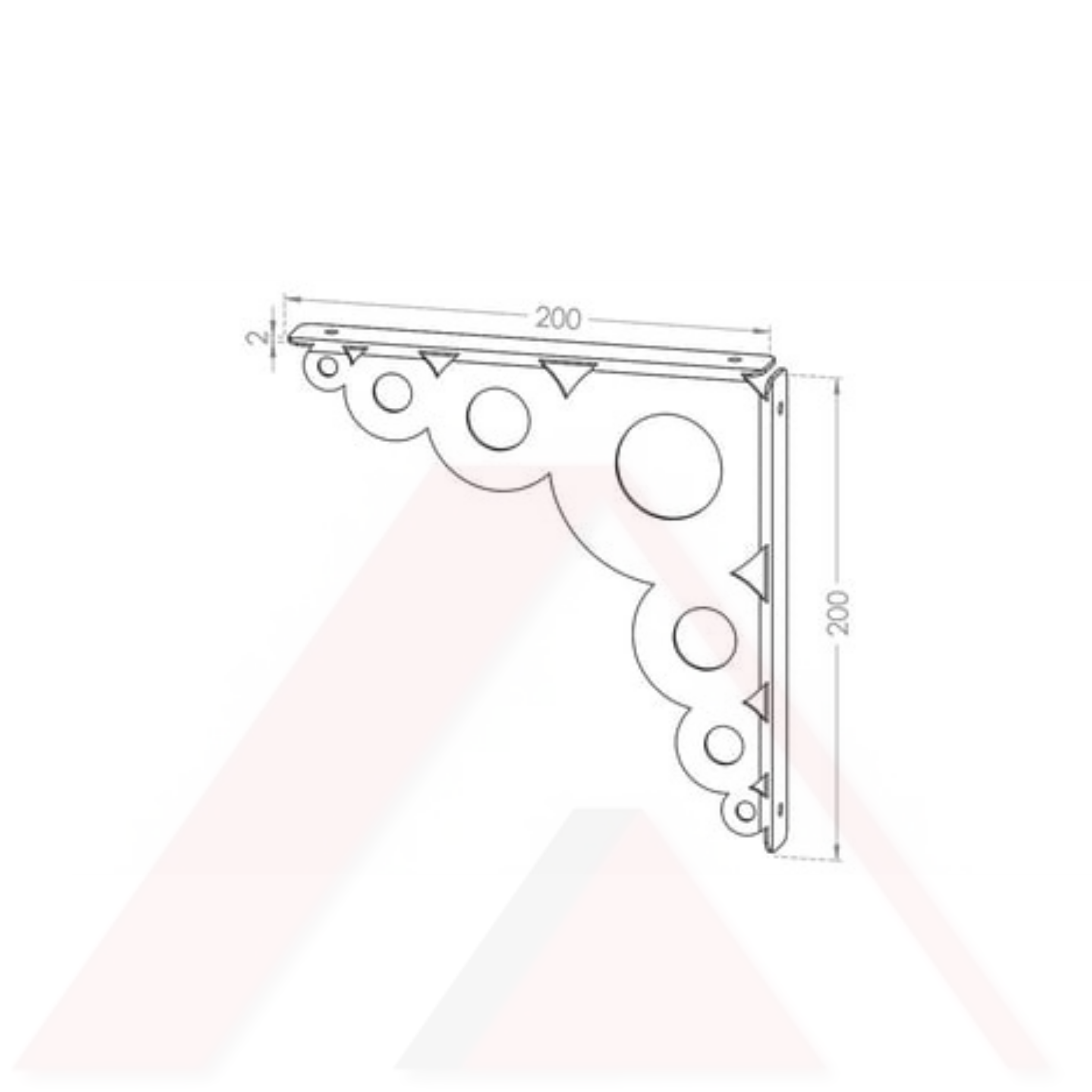 RAF ALTLIĞI ŞAŞAL SERİSİ 20X20 CM