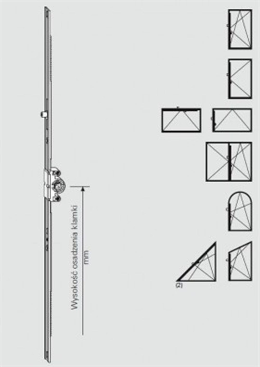 ROTO NT Ç.A. İSPANYOLET 2001-2400 mm
