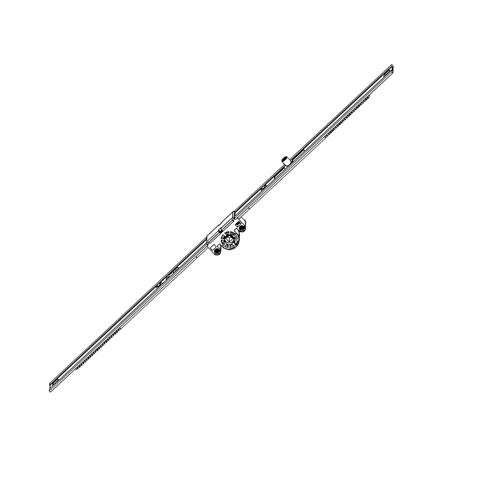 ROTO NT ÇİFT AÇILIM İSPANYOLETİ 15 mm 
