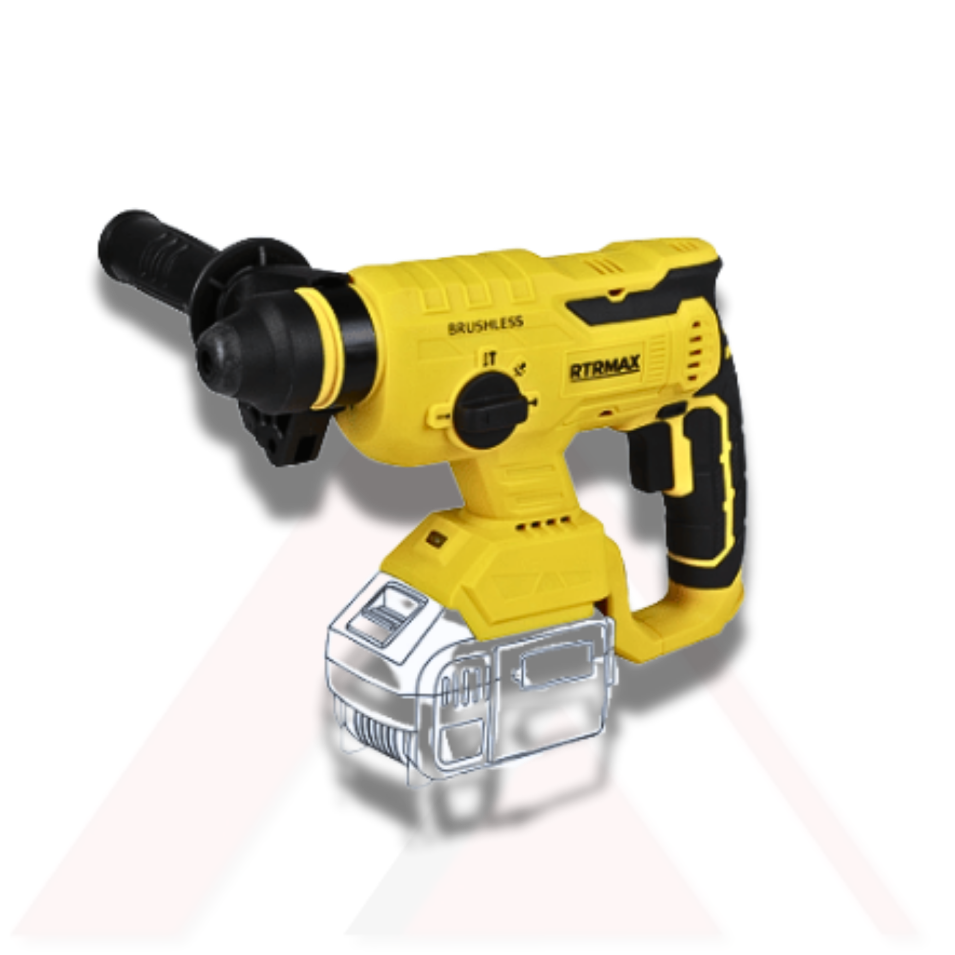 RTX2095B ŞARZLI AKÜSÜZ ELEKTROPNÖMATİK KIRICI-DELİCİ 18V 2.2 J (KÖMÜRSÜZ) 