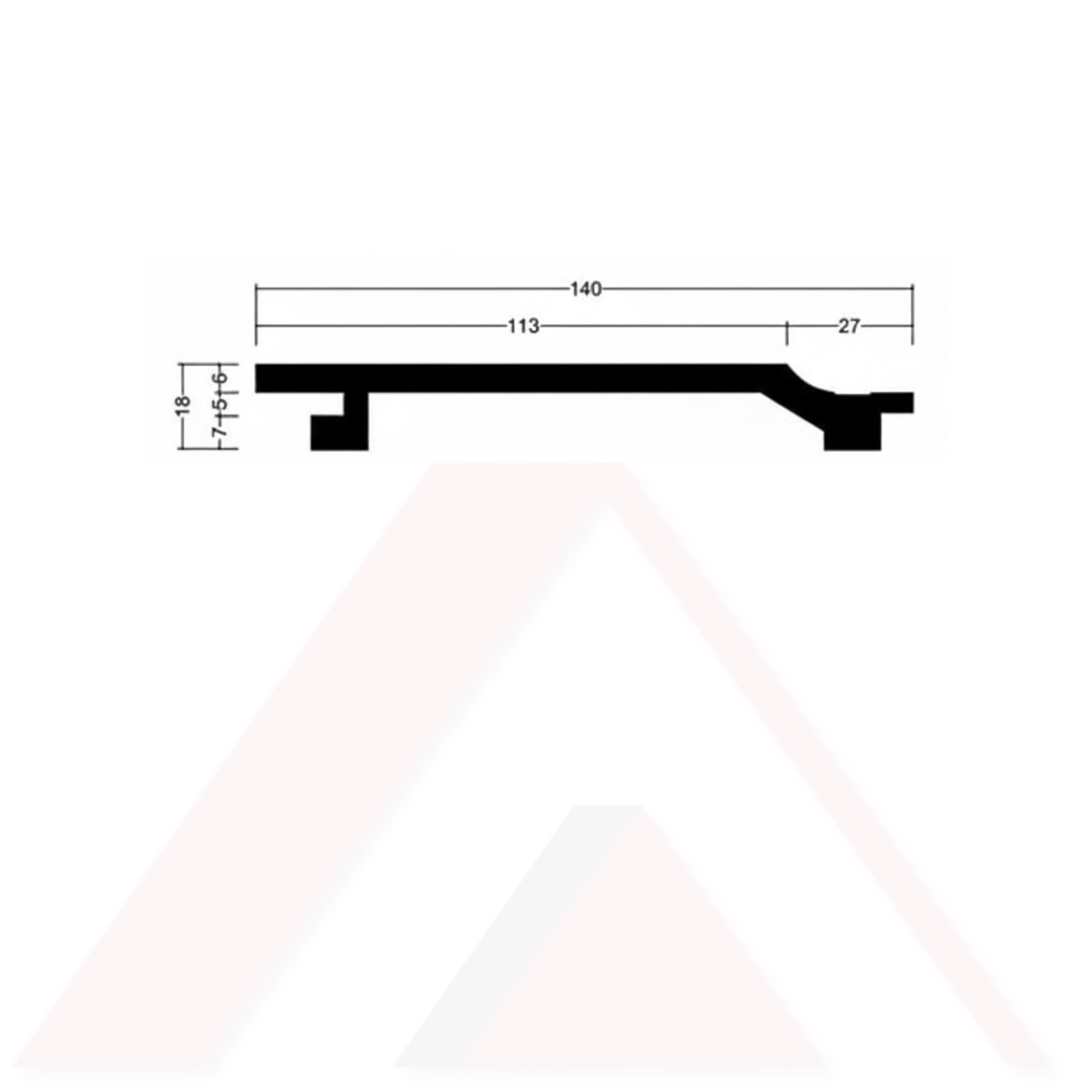 SIDING PROFİLİ 18x141mm