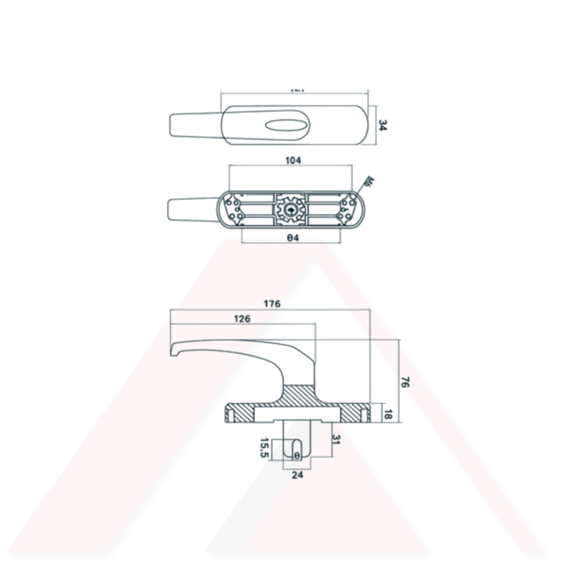 SMYRNA ALUMİNYUM EKSENEL PENCERE ÇATAL DİLLİ