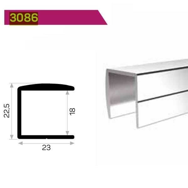 SUNTA U PROFİL 23X18 mm