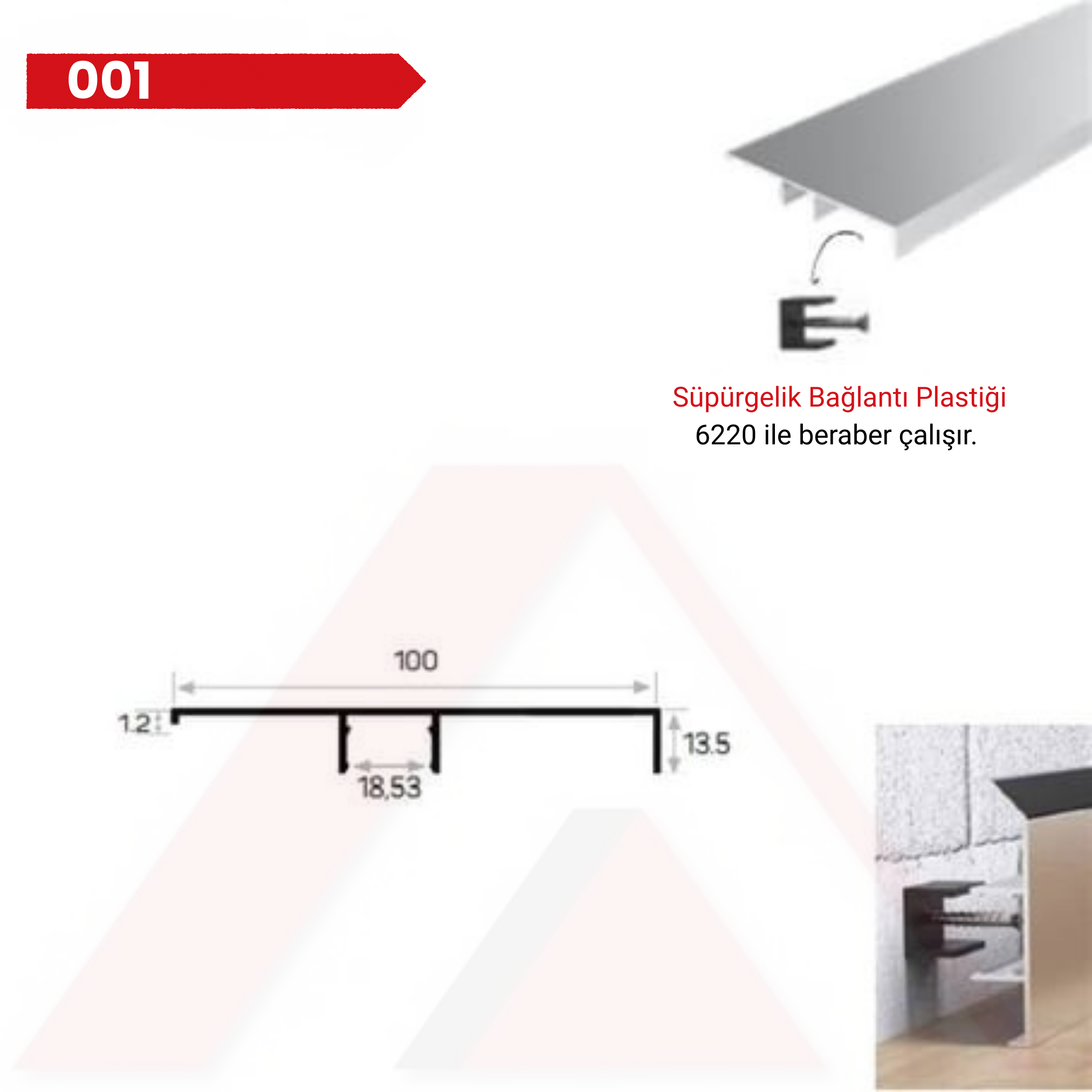 SÜPÜRGELİK PROFİLİ EKNONİK DÜZ