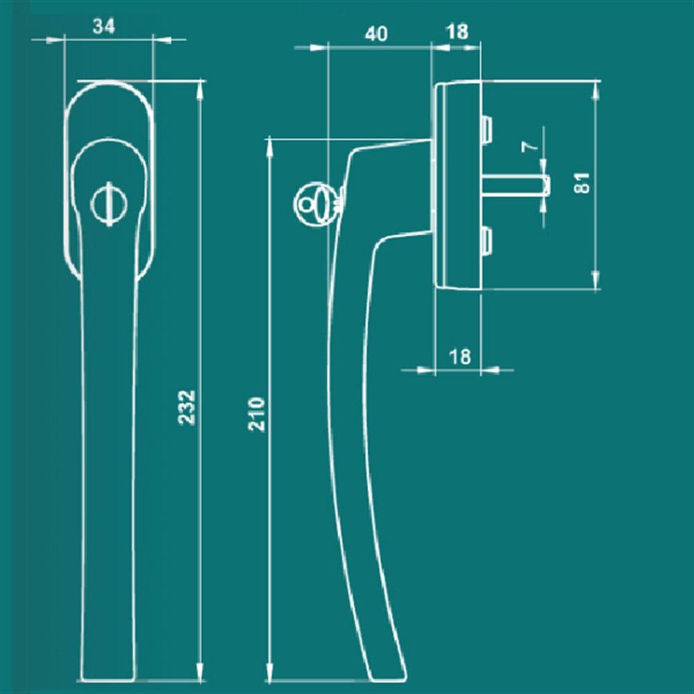 SÜRME ÇİFT TARAFLI BİR TARAFI ANAHTARLI  AKUSTİK KOL MEGA MİLANO 