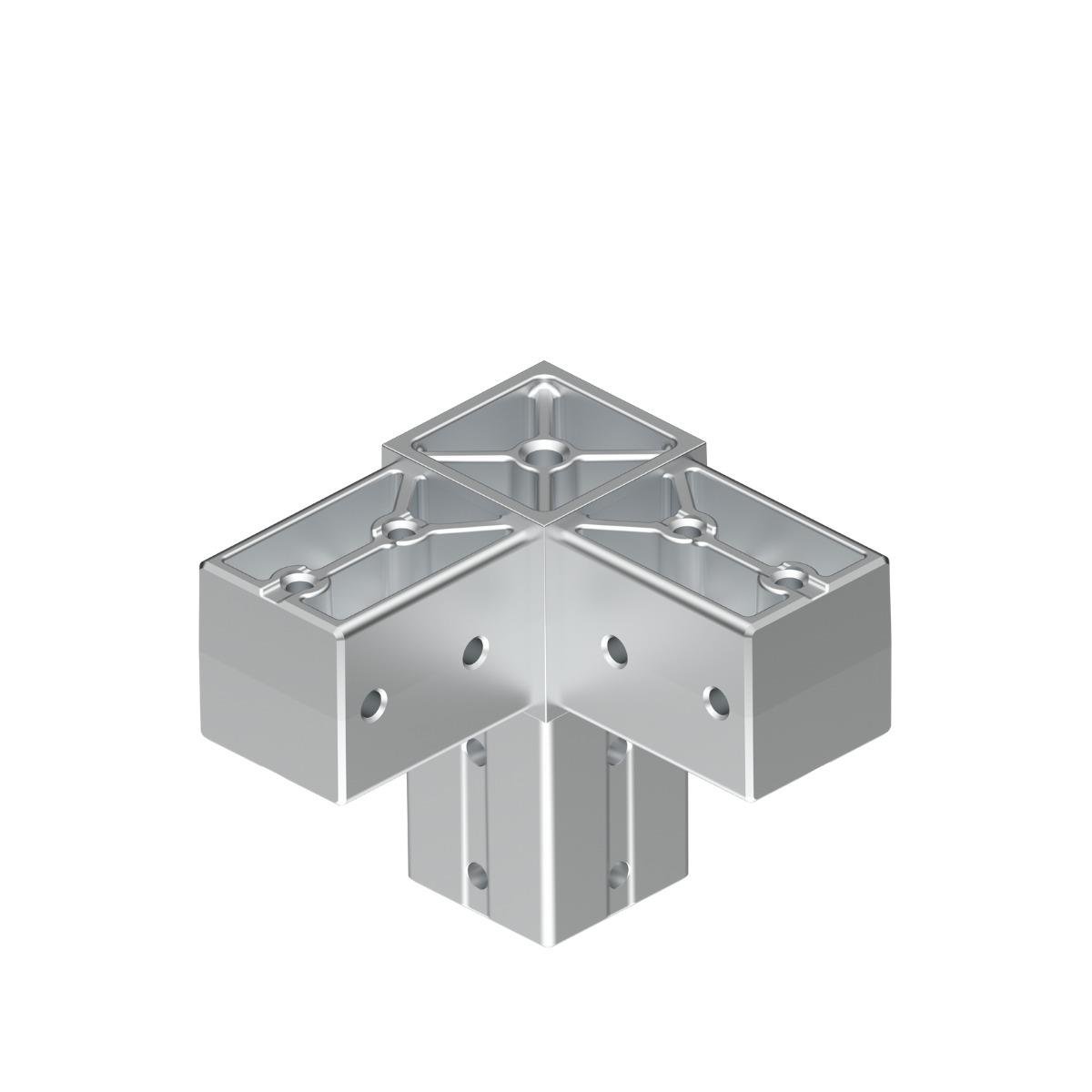 ÜÇ YÖNLÜ KÖŞE BAĞLANTI ALUMİNYUM DÖKÜM