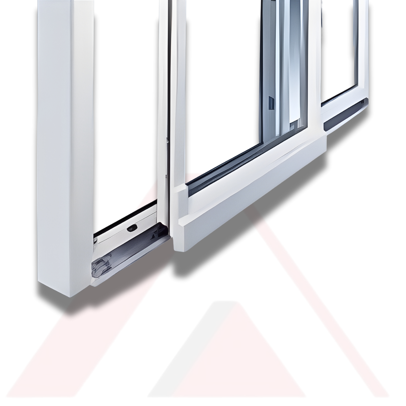 Yarı Otomatik Sürme Pvc Doğrama Beyaz 