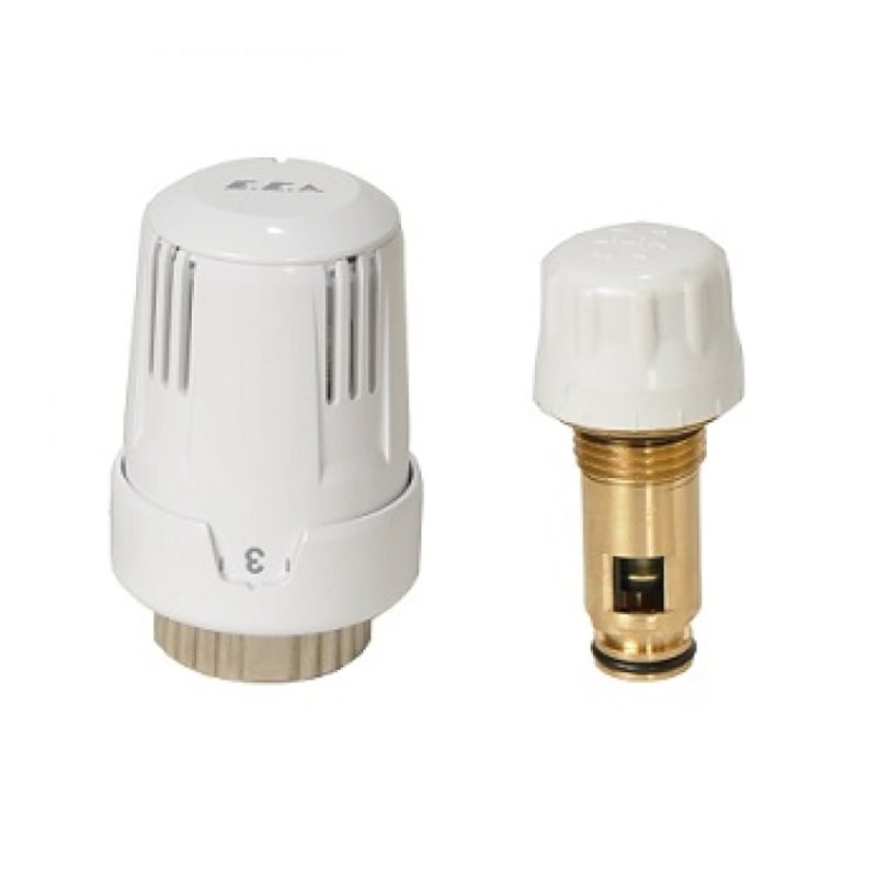 ECA TERMOSTATİK KAFA GRUBU BEYAZ TRV3