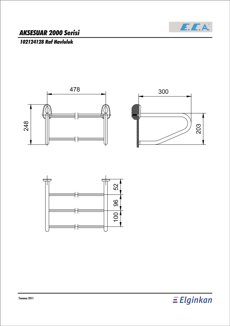 ECA 2000 SERİSİ RAF HAVLULUK