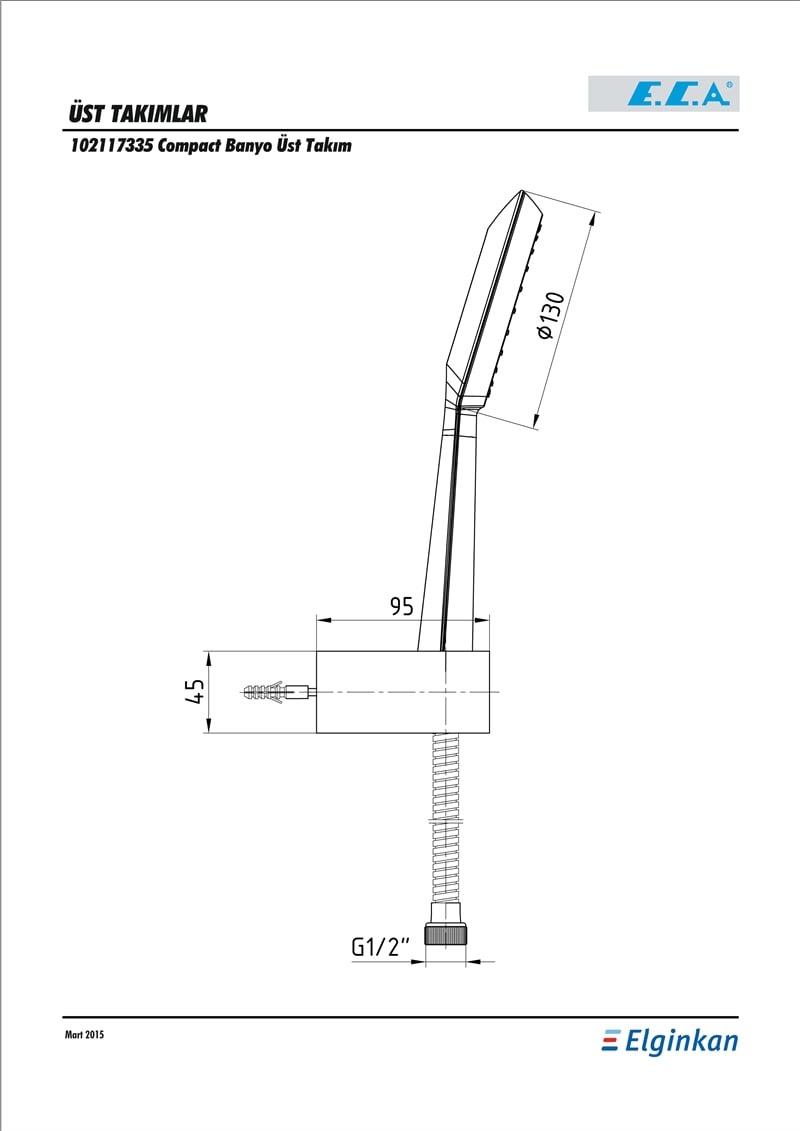 ECA COMPACT BANYO ÜST TAKIM