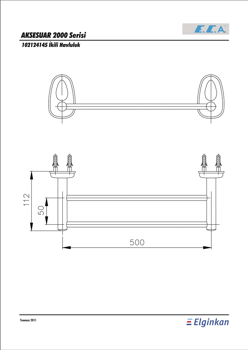 ECA 2000 SERİSİ İKİLİ HAVLULUK 