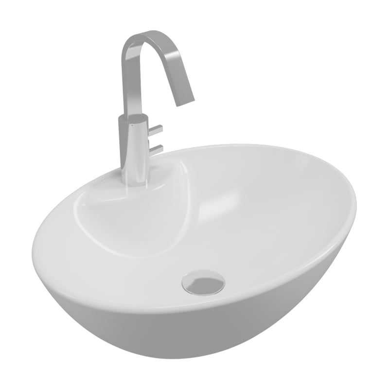 SEREL MİNİMAL BATARYA DELİKLİ ÇANAK LAVABO 41x55 cm