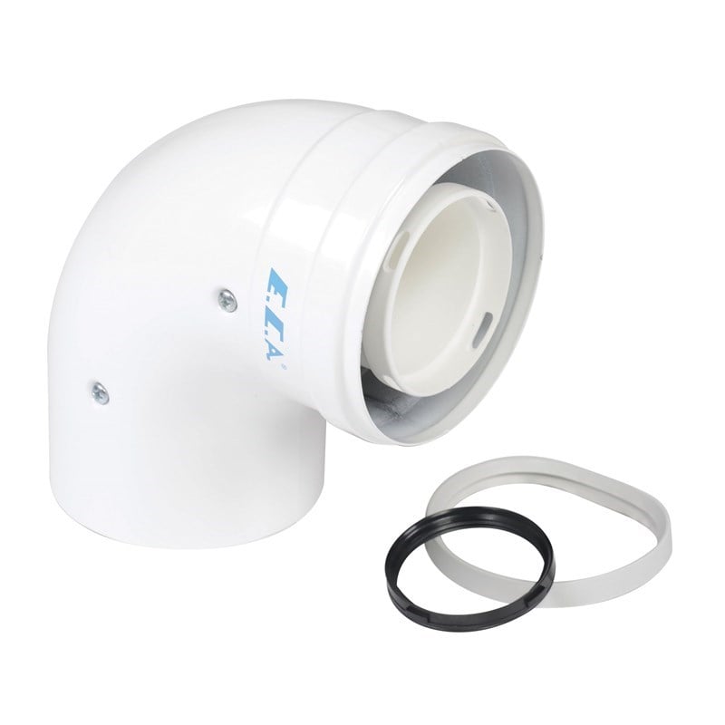 ECA HERMETİK KOMBİ İLAVE 90°C DİRSEK 