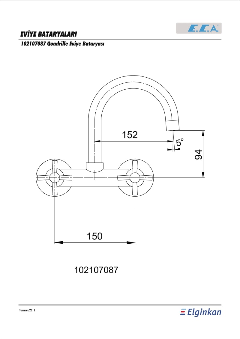 ECA QUADRİLLE EVİYE BATARYASI