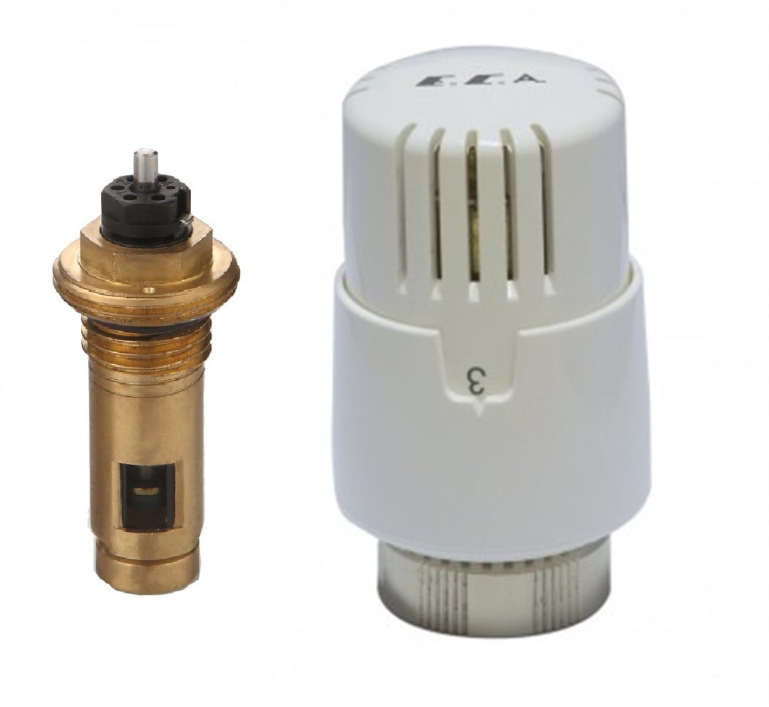 ECA TRV4 TERMOSTATİK KOMPAK RADYATÖR VALFİ İÇTEN CONTALI