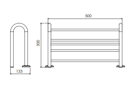 SEREL BİANCA RAF HAVLULUK (50 CM)