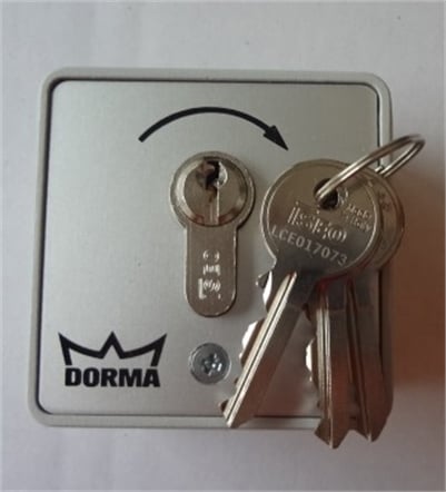 DORMA ANAHTARLI ŞALTER-SIVA ALTI