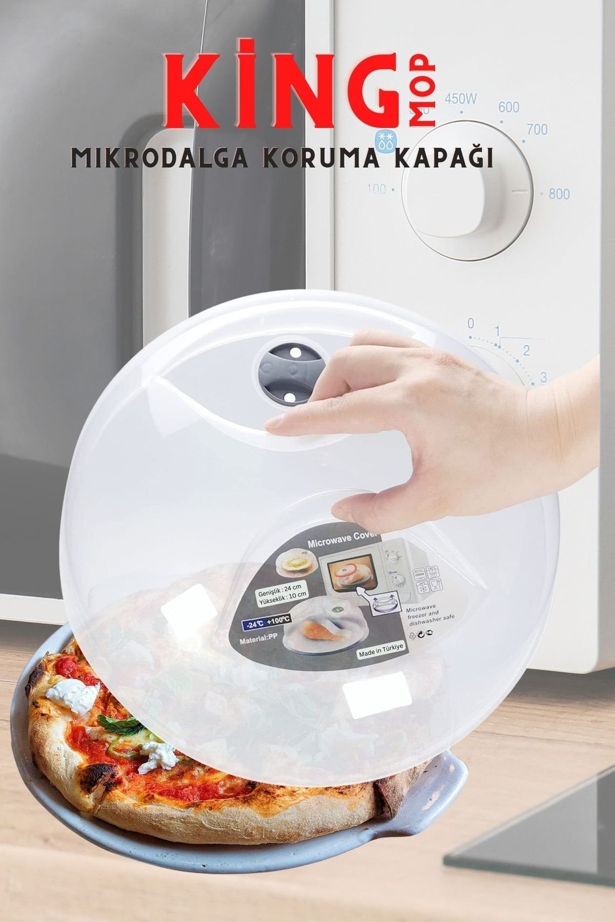 24 Cm Mikrodalga Fırın Kapağı & Microwave Oven Protection Cover