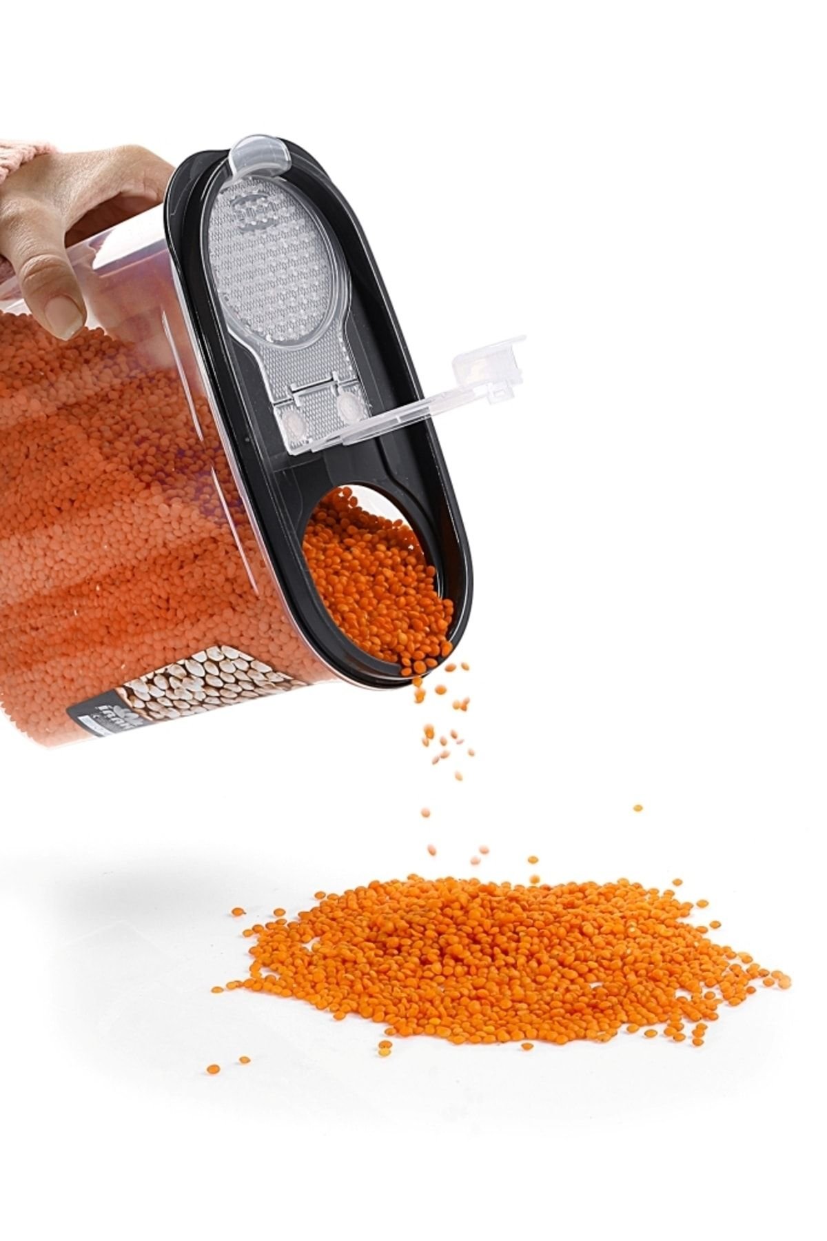 6lı Sızdırmaz Kapaklı Erzak Saklama Kabı 2 X ( 1200 Ml, 1700 Ml, 2400 Ml ) Kmmsk-01-kavanoz