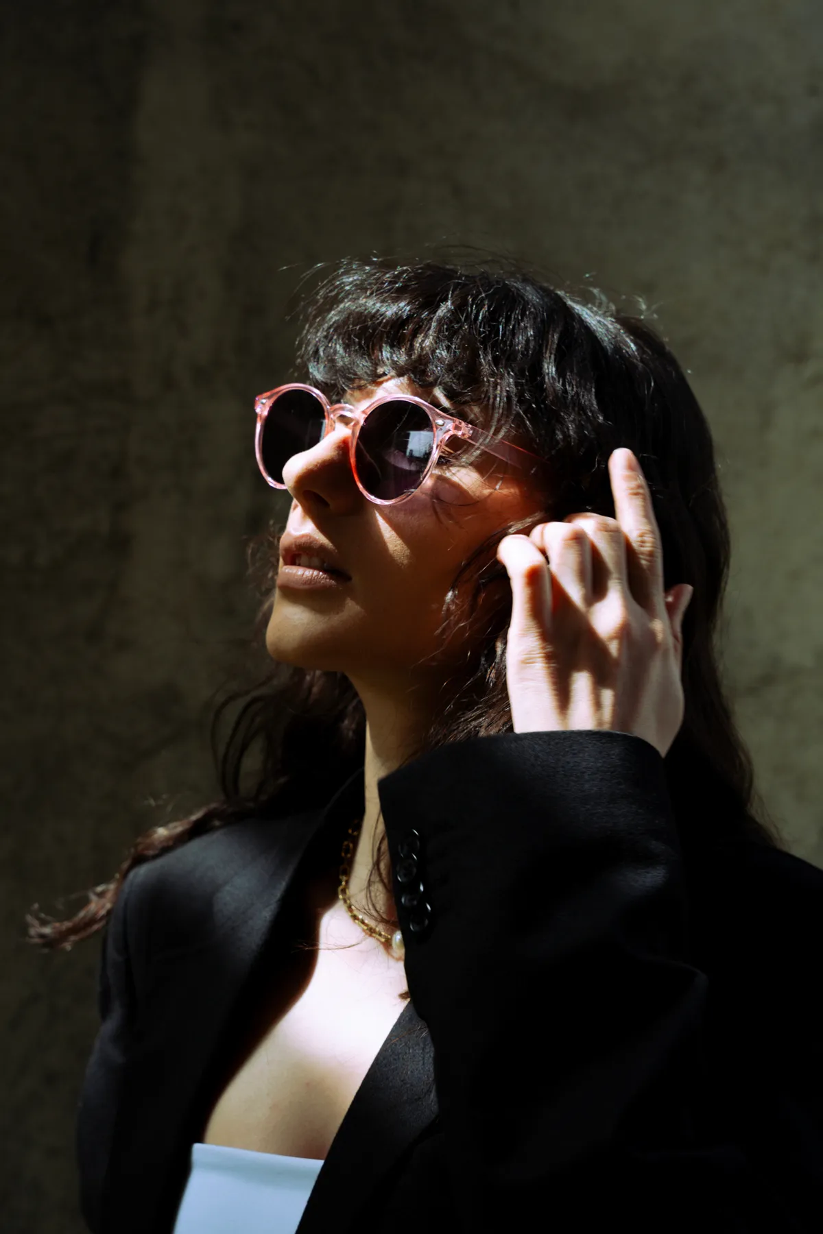 Anahtar Model Pembe Kadın Güneş Gözlüğü