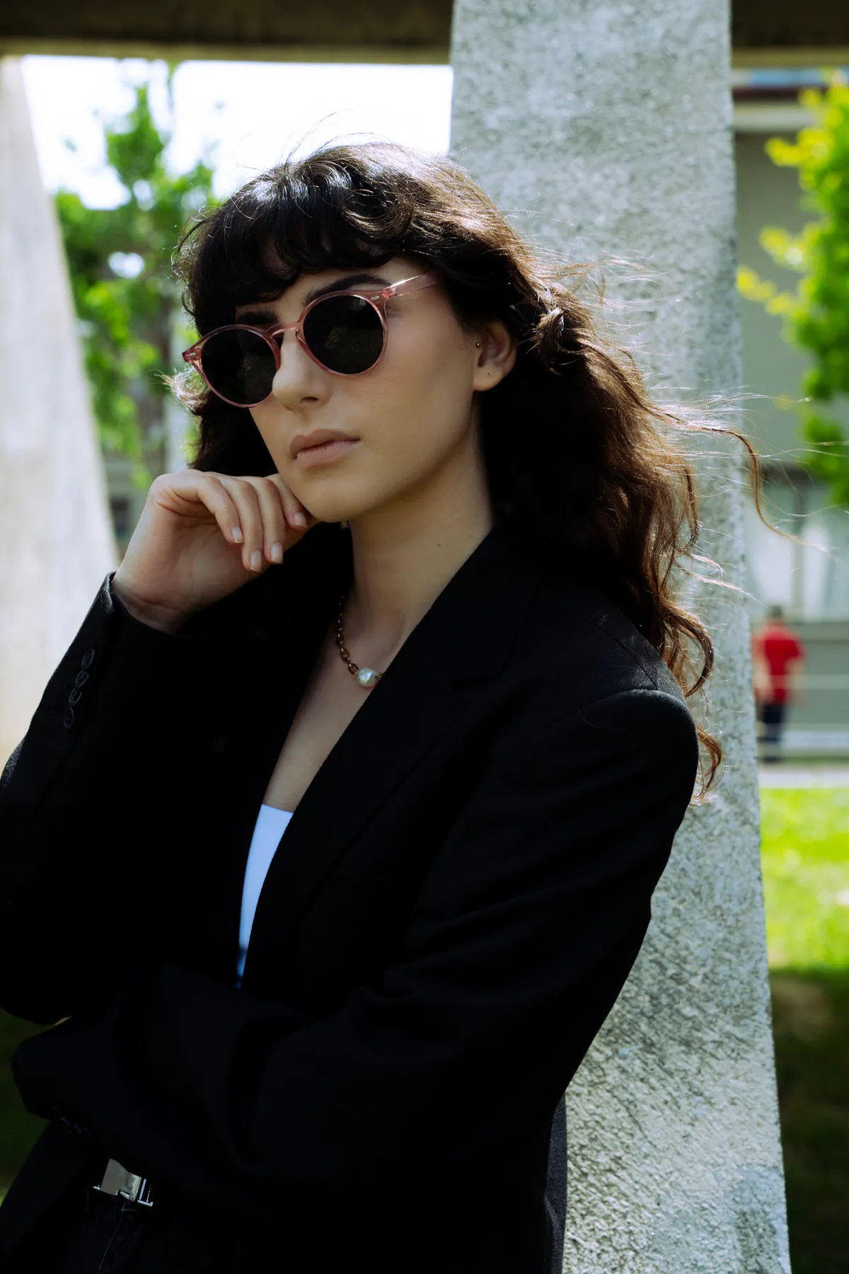 Anahtar Model Pembe Kadın Güneş Gözlüğü