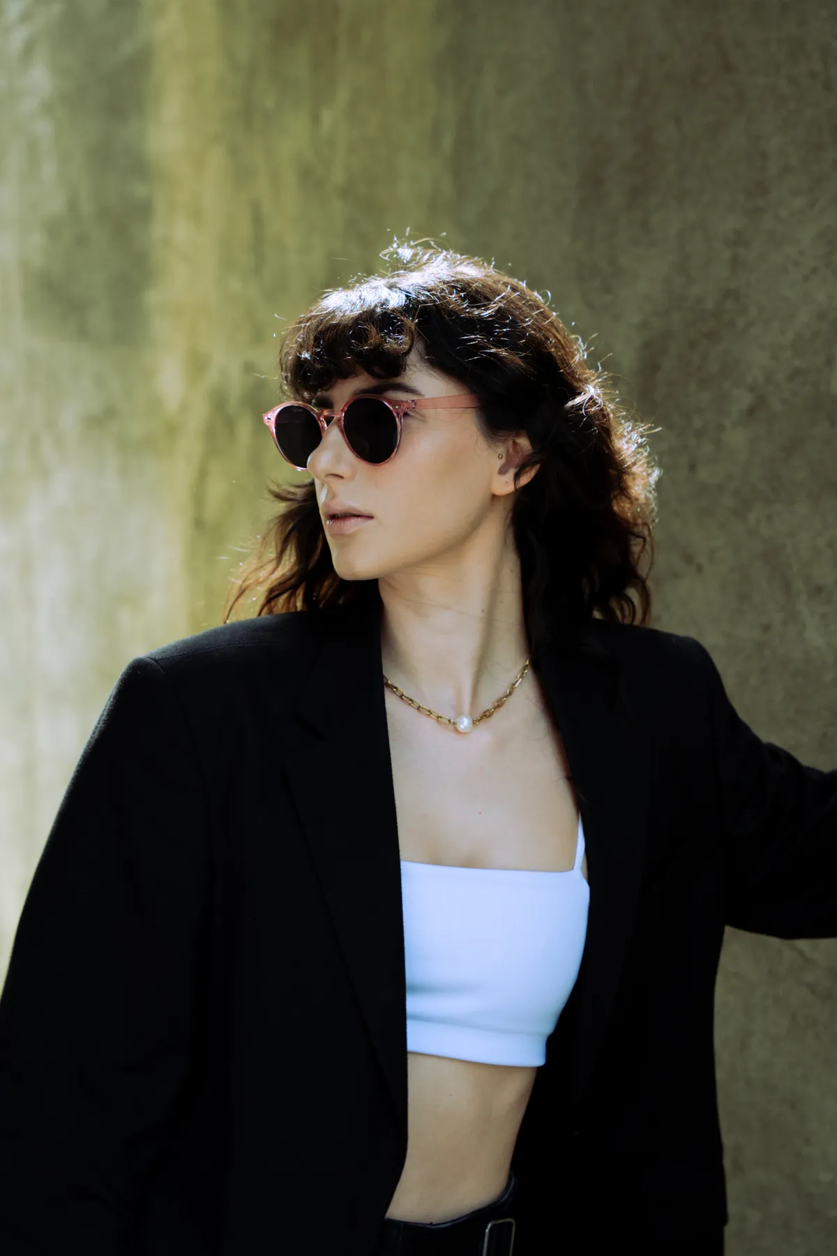 Anahtar Model Pembe Kadın Güneş Gözlüğü