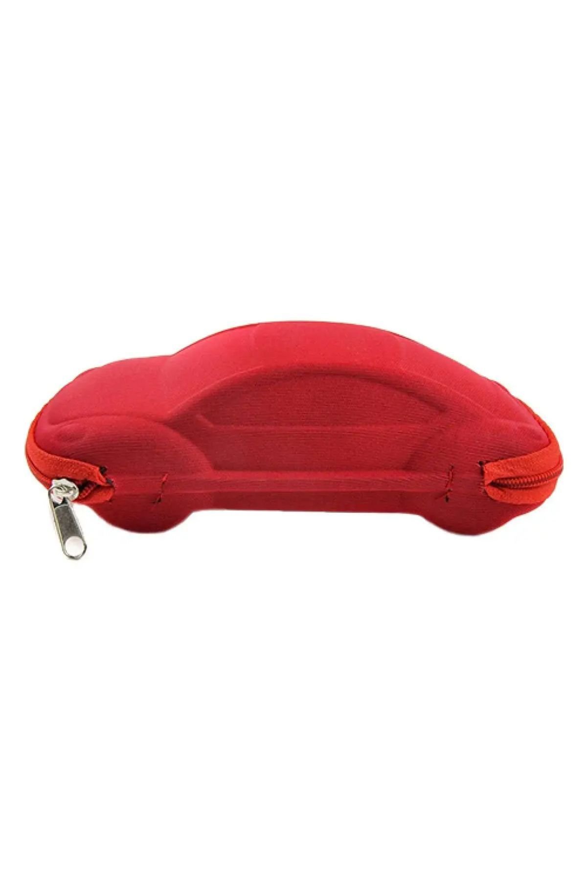 Araba Şeklinde Fermuarlı Çocuk Gözlük Kılıfı