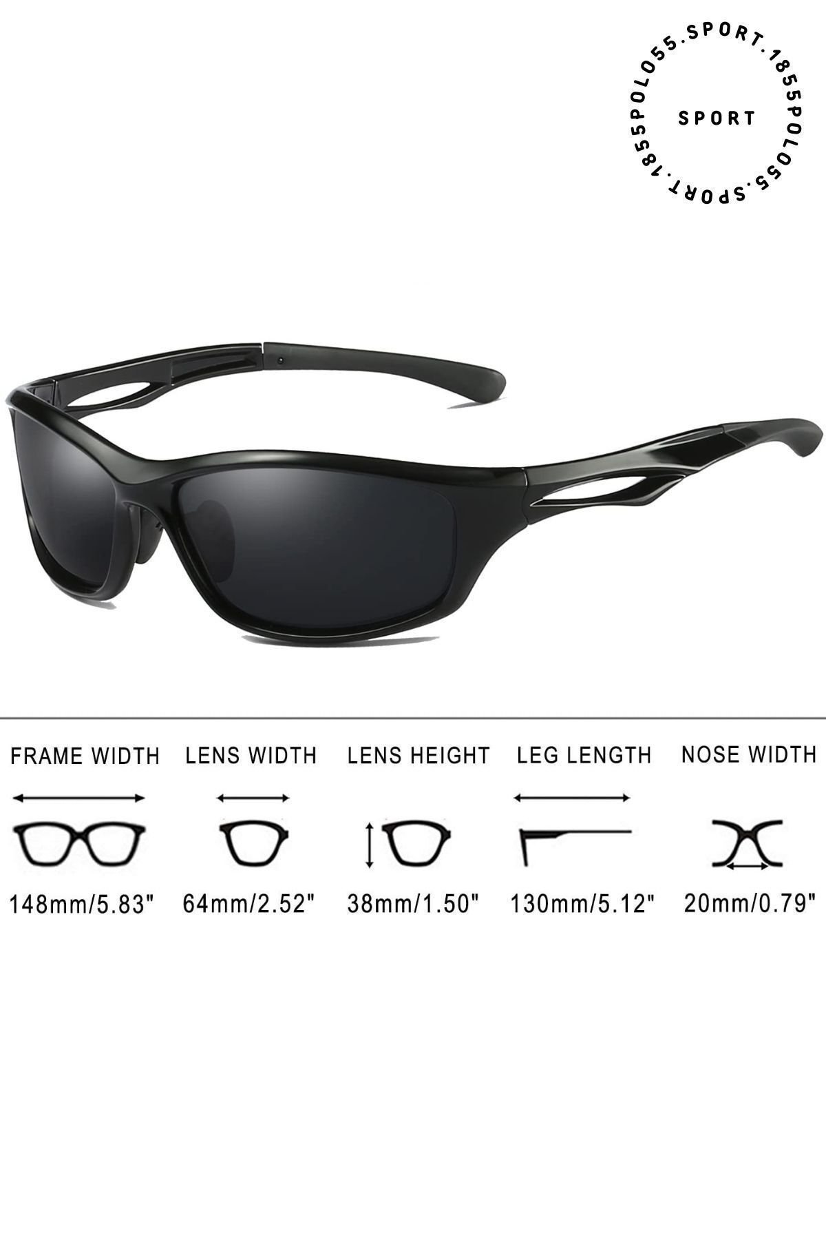 Attractive Model Siyah Güneş Gözlüğü