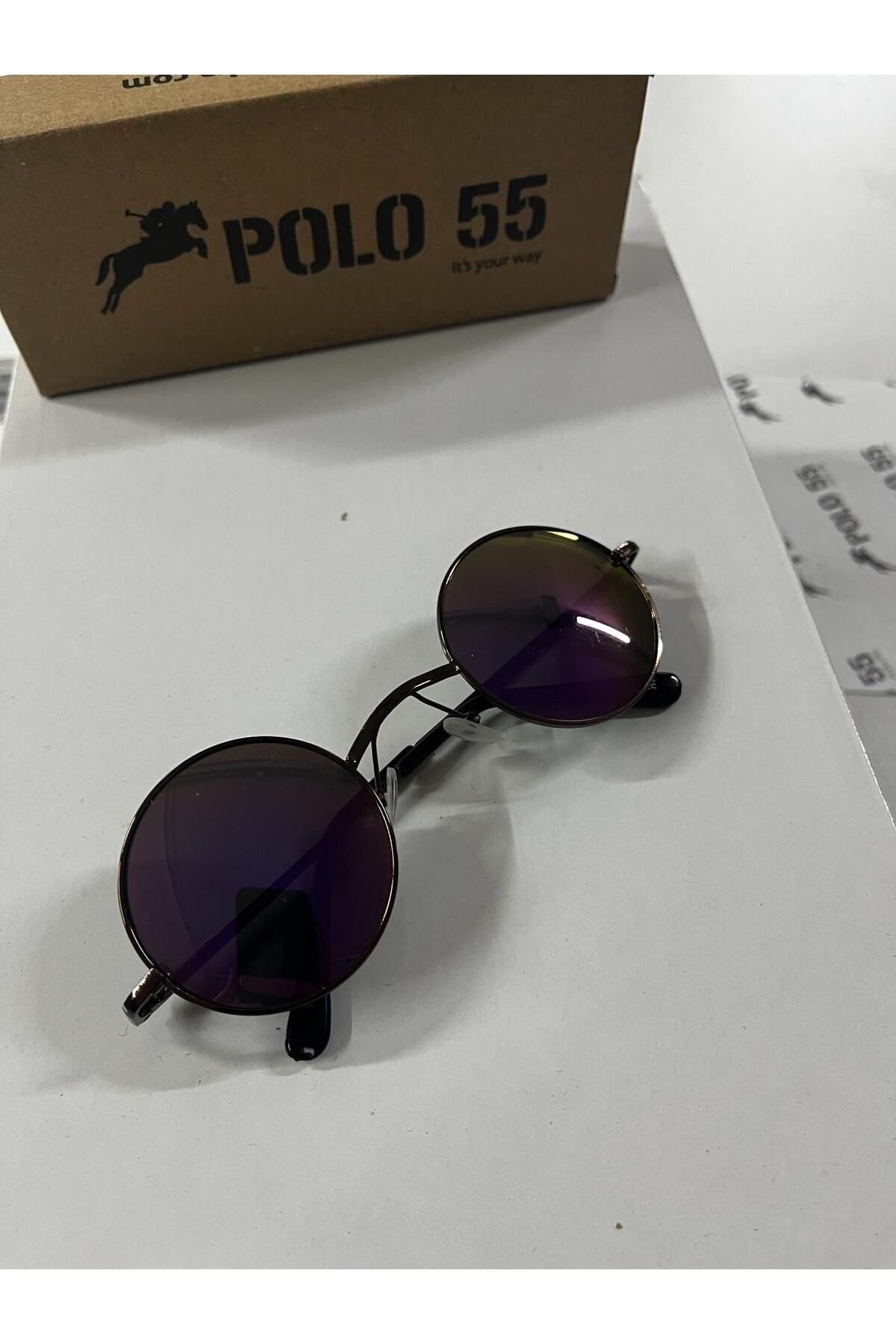 Bridge Yuvarlak Metal Çerçeve Erkek Güneş Gözlüğü