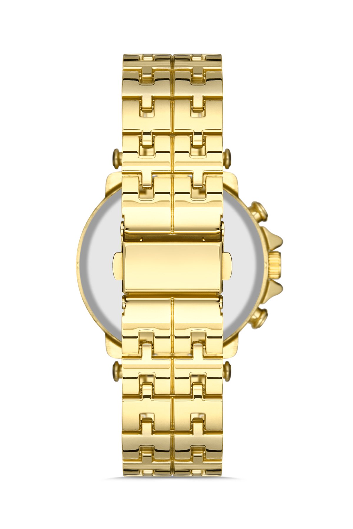 Dekoratif Göstergeli Gold Renkli Şık Unisex Kol Saati PLUM006R001