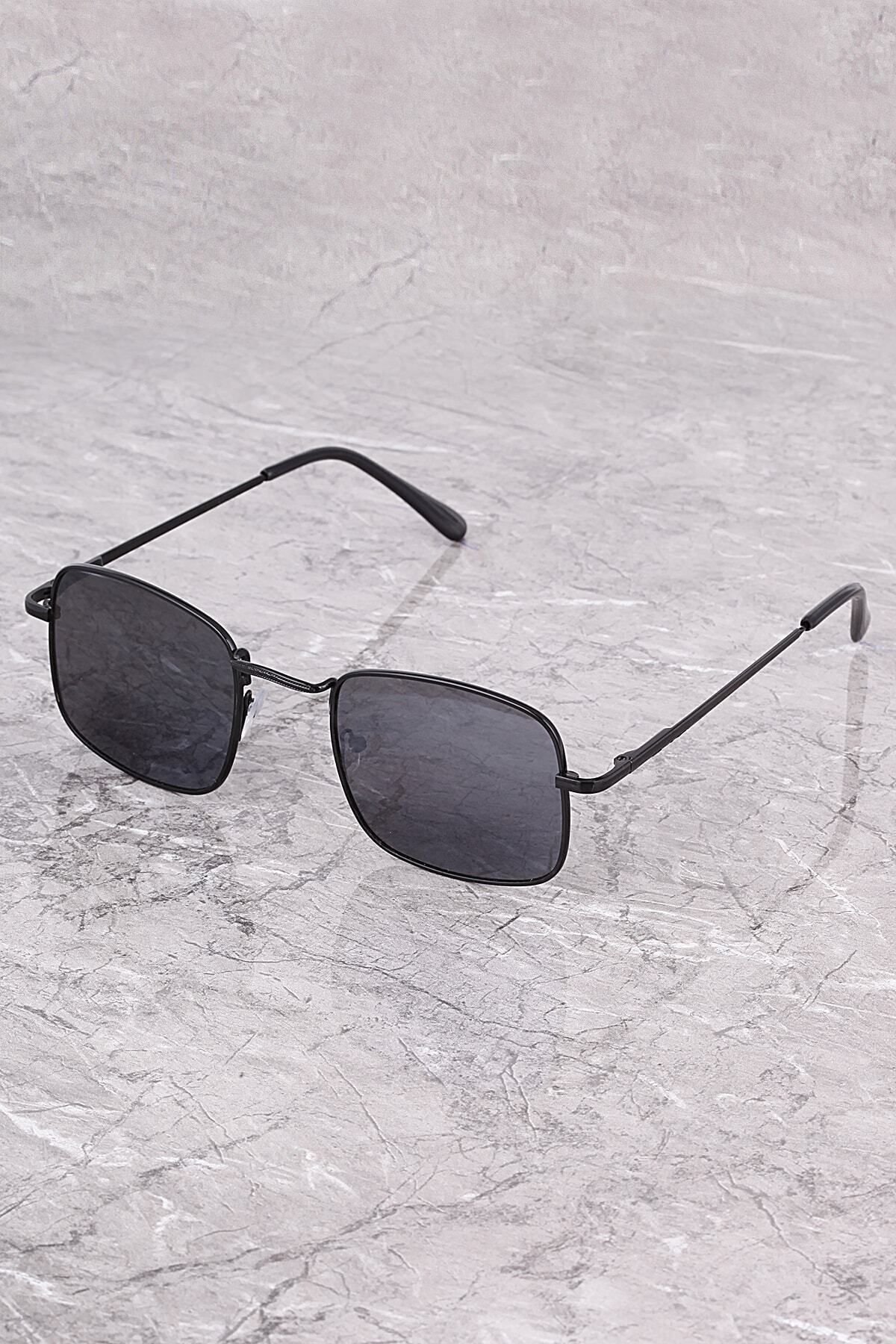 Dikdörtgen Minimal Erkek Güneş Gözlüğü