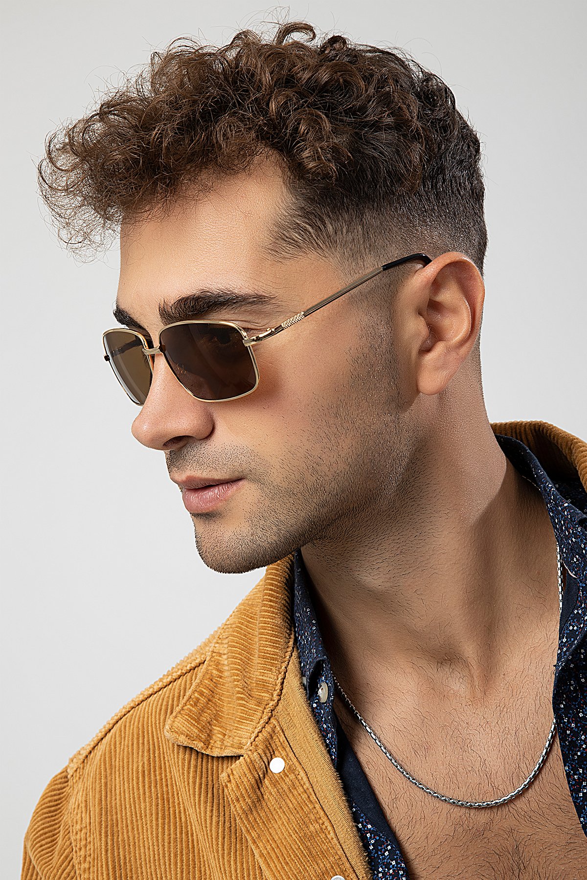 Dikdörtgen Model Erkek Güneş Gözlüğü